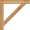 Ekena Millwork Traditional Block Rough Sawn Bracket, Western Red Cedar, 4"W x 34"D x 34"H BKT04X34X34TRA05RWR - alternate 3